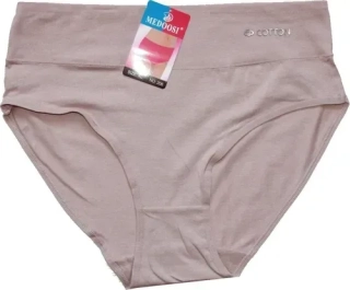 Dámské kalhotky do pasu COTTON čoko 206 