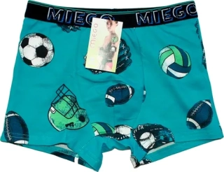 Chlapecké trenýrky bambusové míče pro kluky 3108 azurové 