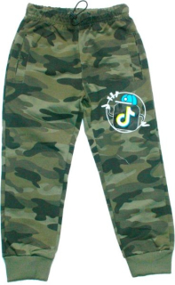 Chlapecké tepláky maskáče TIK-TOK 538 khaki tm 
