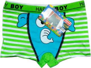 Dětské trenkoslipy, chlapecké trenky slon 196 zelené