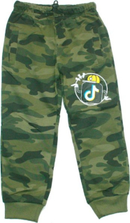 Dětské army tepláky maskáče TIK-TOK 538 khaki sv 