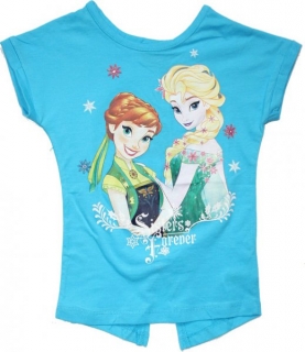 Dívčí tričko Ledové království  Frozen azurové 431/103 vel. 98