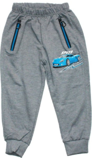 Dětské tepláky pro kluky AUTO SPEED 3004 šedá